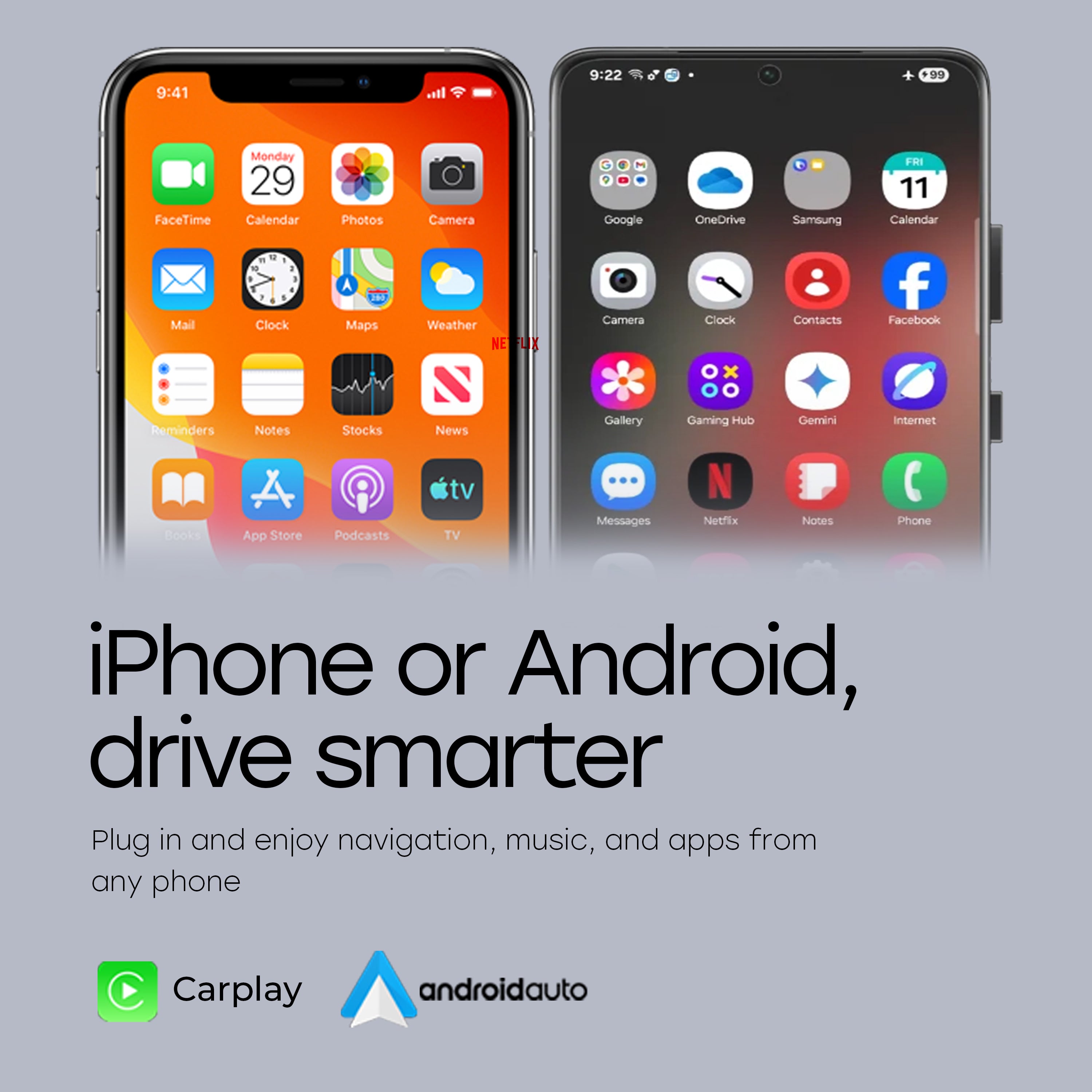 Wireless CarPlay Adapter with HDMI input TV Streaming Adapter hdmi carplay adapter wireless android auto Kempro